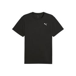 PUMA 吸湿速干羽毛球健身短袖T恤男子修身训练运动上衣