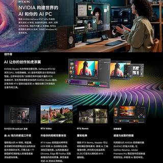  GALAX/影驰 AI绘图视频渲染 台式机电脑主机整机