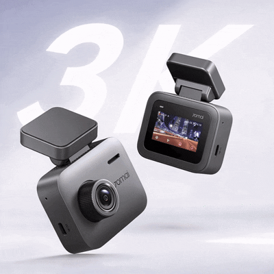 70迈 黑冰糖A400Pro 3K超清夜拍行车记录仪 含64G卡 F1.55大光圈 USB取电