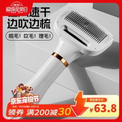HELLOJOY 宠物吹风机吹水机泰迪比熊卷毛犬狗狗拉毛吹梳一体神器用品