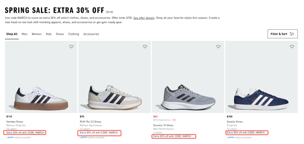 adidas美国官网 春季大促额外7折 世界杯球衣热卖