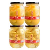 曾子山 黄桃罐头新鲜什锦糖水水果罐头510g*4瓶整箱批发正宗橘子大瓶瓶装