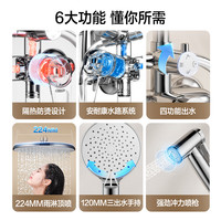 HEGII/恒洁 精铜主体 淋浴花洒套装