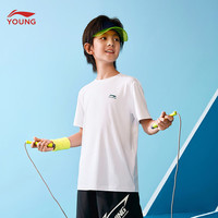 LI-NING/李宁 速干排汗 儿童短袖T恤 【141-速干排汗】标准白-1 140