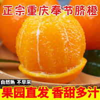 美珍欢重庆奉节脐橙应季 净重4.5斤（单果80mm+）