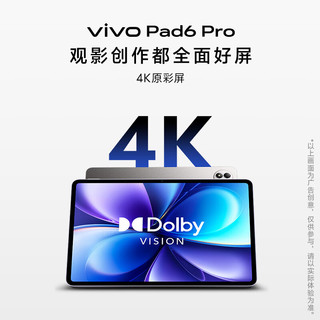 vivo Pad6 Pro 13.2英寸 平板电脑（第五代骁龙8 至尊版、12GB、256GB、WiFi版、自在灰）