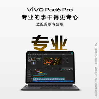 vivo Pad6 Pro 13.2英寸 平板电脑（第五代骁龙8 至尊版、12GB、256GB、WiFi版、自在灰）