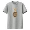  布·静观 纯棉 短袖T恤 2XL 鹿先生灰