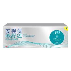 强生 隐形眼镜 日抛  欧舒适硅水凝胶医用保湿抗UV角膜接触镜 小泪片 30片装 欧舒适日抛 600度
