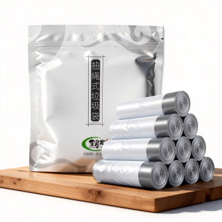 珺北 18um特厚抽绳清洁垃圾袋 60只（45*50cm）