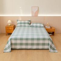 途波列 A类全棉100%老粗布床单席子 160*240cm