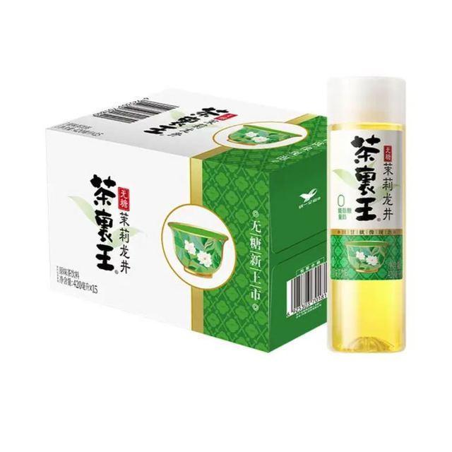 今日必买：统一 茶里王 无糖茶 茉莉 420ml*15瓶