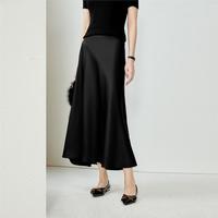 GIORDANO/佐丹奴 轻奢缎面 女士半身长裙