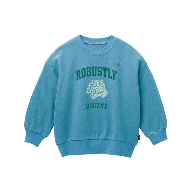 千趣会 童装26春秋男童童趣动物印花儿童宽松落肩款纯棉卫衣套头衫