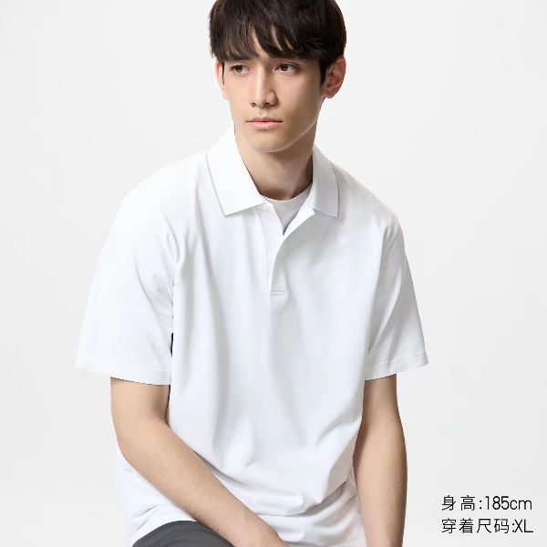优衣库 男装女装DRY-EX速干POLO衫短袖T恤运动透气475373