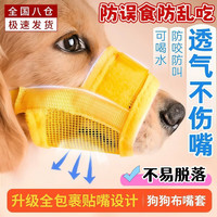 昙蓓漫 狗狗嘴套防乱吃口罩宠物安全嘴套金毛泰迪中小型狗嘴罩防狗叫神器