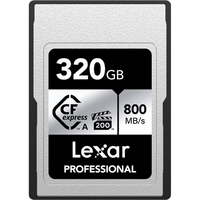  Lexar/雷克沙 高速存储 CFexpress Type A卡 SILVER 320G 读800 写700