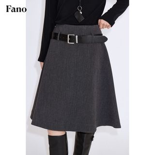  fano studios 低腰袢设计 女士半身裙 腰带