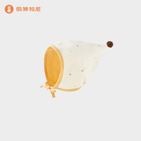 微狮牧尼 新生婴儿护耳帽春秋款宝宝胎帽无骨可爱防风包头帽子