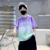 班长日记 男童夏装短袖T恤2026新款中大童男孩半袖夏季纯棉上衣儿童装潮牌t