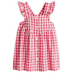 H&M 荷叶边 女婴连衣裙