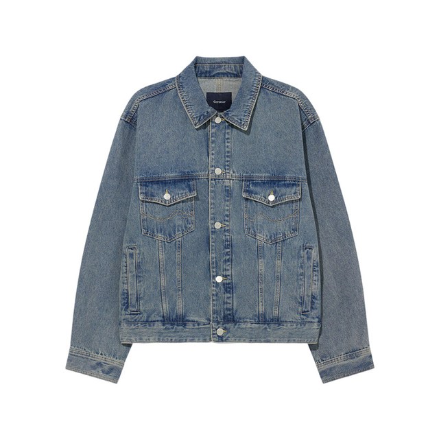 COVERNAT 男士复古水洗牛仔夹克 CO2501JK09