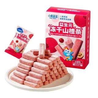 小鹿蓝蓝 益生元冻干山楂条1盒