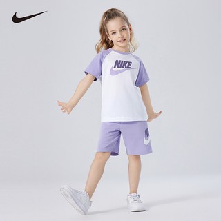  NIKE/耐克 棉 儿童短袖套装
