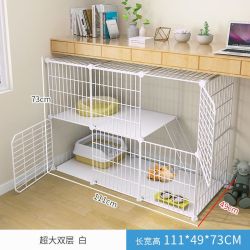 OYKTN 猫笼子带厕所别墅超大自由空间室内空笼猫舍家用三层小型猫咪猫窝