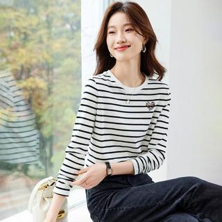  MARK FAIRWHALE/马克华菲 云朵般蓬松的棉感 女士长袖T恤