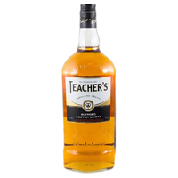 TEACHER'S 醍池 高地苏格兰调和威士忌 1000ml 洋酒 中秋