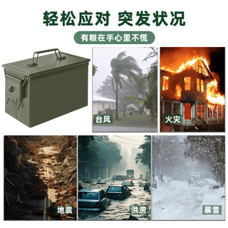  LING XIANG/凌翔 三防箱装 应急食品套装 家庭应急物资套装A4612g*1箱三防箱装