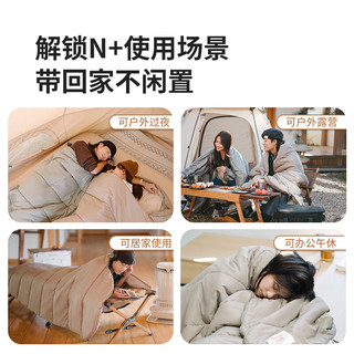  Naturehike/挪客户外 可水洗 成人睡袋 新岩石灰/M180（右拉链）