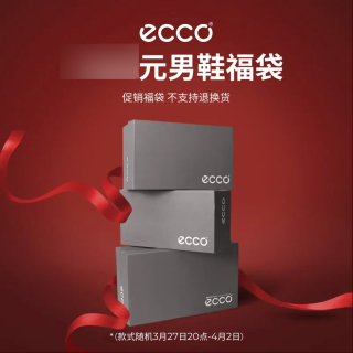 今日必买：ecco 男鞋福袋（内含2双鞋，微瑕 不支持退换货介意慎拍） 随机 42
