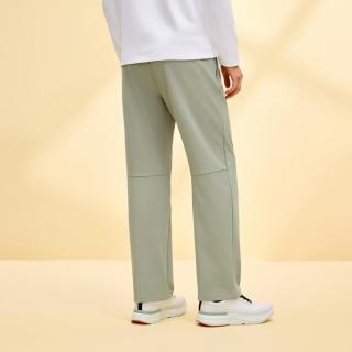 安踏 长裤男款防泼水通勤弹力休闲裤秋冬加绒百搭休闲运动裤男款裤子