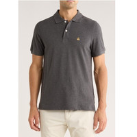 限新用户、今日必买：Brooks Brothers 纯色修身polo衫 深灰色