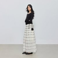 LILY 女士法式高腰修身连衣裙 125339C7961