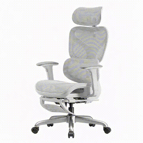 今日必买：网易严选 小蛮腰S9Pro+人体工学电脑椅 云白有搁脚 【6D动捕腰靠+360扶手】