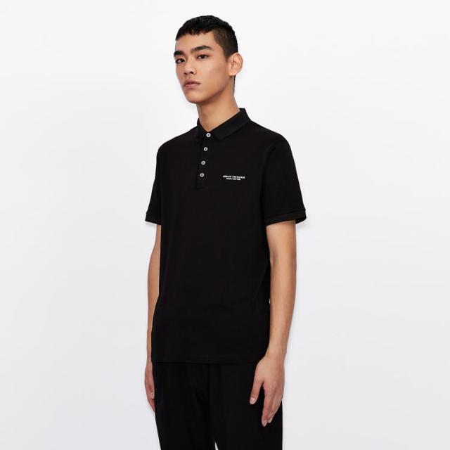 Armani Exchange AX 2025春夏 男士短袖Polo衫
