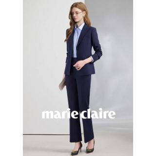 嘉人 简约气质 女士正装西服裤子两件套