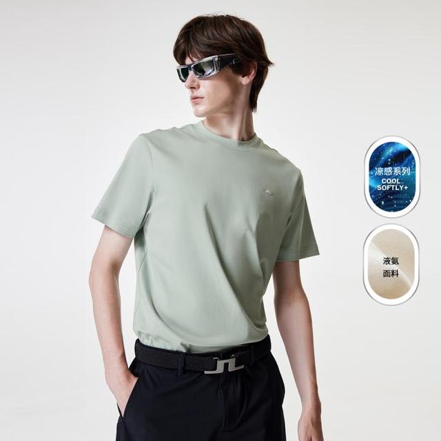J.Lindeberg 凉感系列 男士圆领短袖T恤