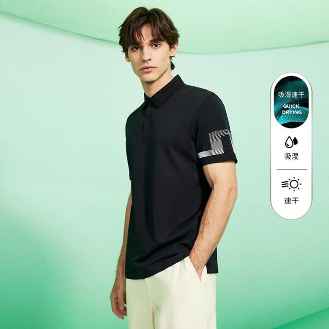 J.Lindeberg 男士商务翻领T恤 POLO衫