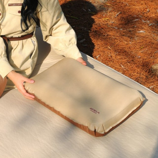 原始人 户外自动充气枕头 旅行枕便携露营装备