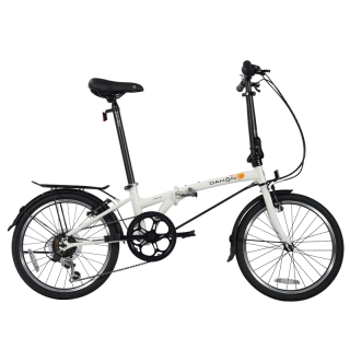 大行 D6 折叠自行车 HAT060 白色 6速20英寸