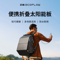 ECOFLOW 正浩 28W背包太阳能充电板 户外露营高效补电折叠便携防水防尘