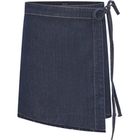  URBAN REVIVO 设计感不规则系带 女士牛仔半裙