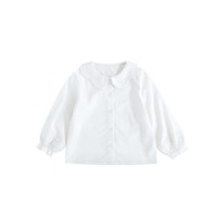 幼歌 婴幼儿春季新款亲肤舒适甜美花瓣领上衣宝宝翻领衬衫潮