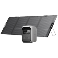  ECOFLOW 大容量快充 户外移动电源套装+220W太阳能板