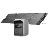  ECOFLOW 大容量快充 户外移动电源套装+110W太阳能板