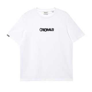 杰克琼斯 26年纯棉短袖t恤字母发泡印花潮流品质